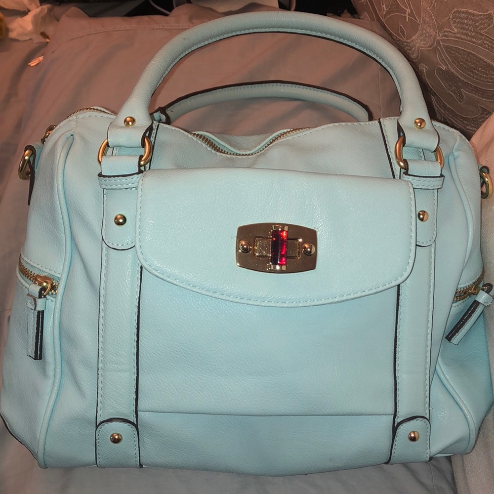 Blue Satchel Bag